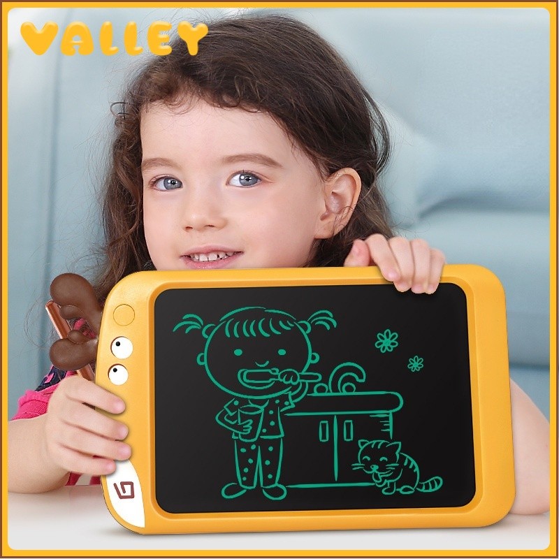 

[Valley]8.5" Pad Tablet Tulis LCD yang Ditingkatkan [Penghapus Penuh] Papan Gambar Anak-anak Pad Gambar Pendidikan |GCKv5PHY|