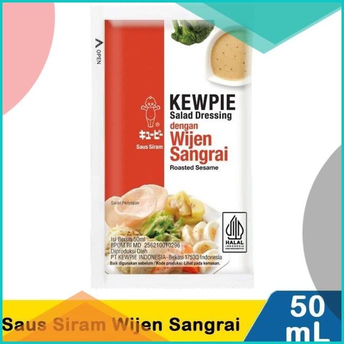 

KEWPIE Salad Dressing Saus Wijen Sangrai Roasted Sesame sachet 50 ml 1