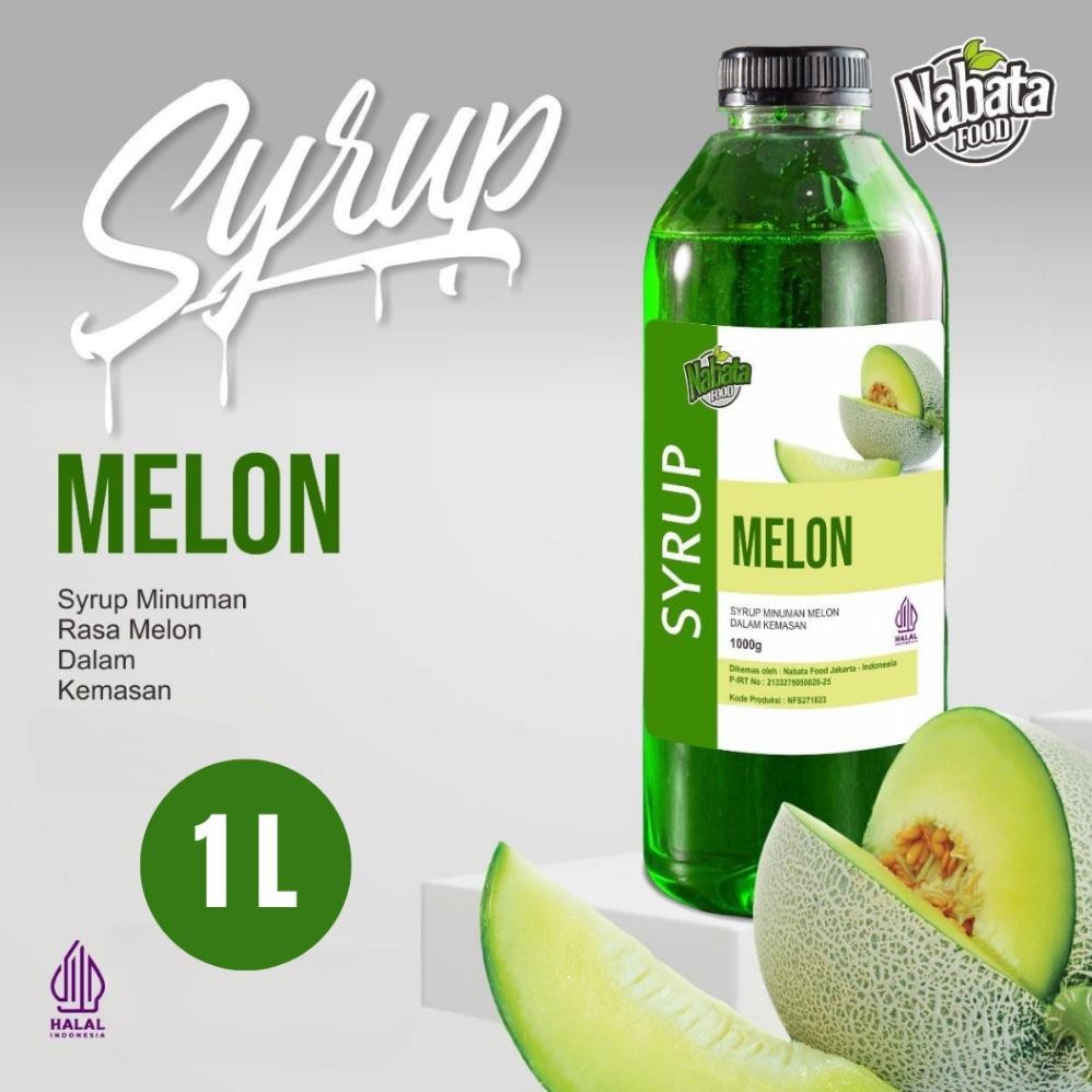 

Sirup Melon 1 Liter Nabata Food | Noni Fruit Syrup Nabata Food 1000ml