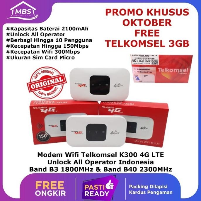 Modem Wifi Telkomsel Mifi 4G LTE Unlock ALL Operator