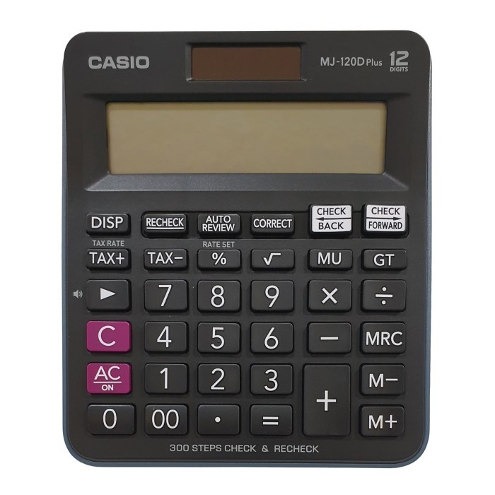 

HARGA DISC - Calculator / Kalkulator Casio MJ-120D / MJ-120 D Plus 12 Digit