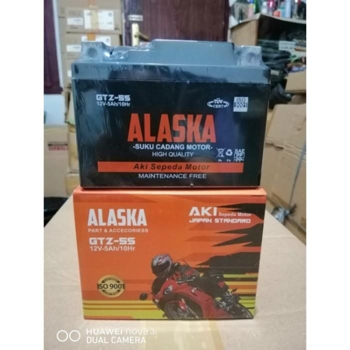 ALASKA Aki Motor Honda Beat Aki Accu Kering Beat Karbu / Beat FI / Beat ESP / Beat All New Led Beat 