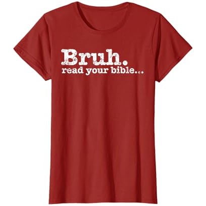 Meme Lucu Bruh Baca Alkitab Anda Kaus Iman Agama Kristen |iYBMG5Jq|