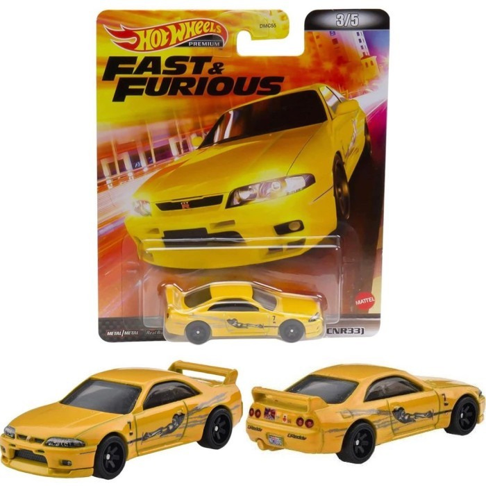 HOT WHEELS NISSAN SKYLINE GT-R BCNR33 PREMIUM FAST AND FURIOUS