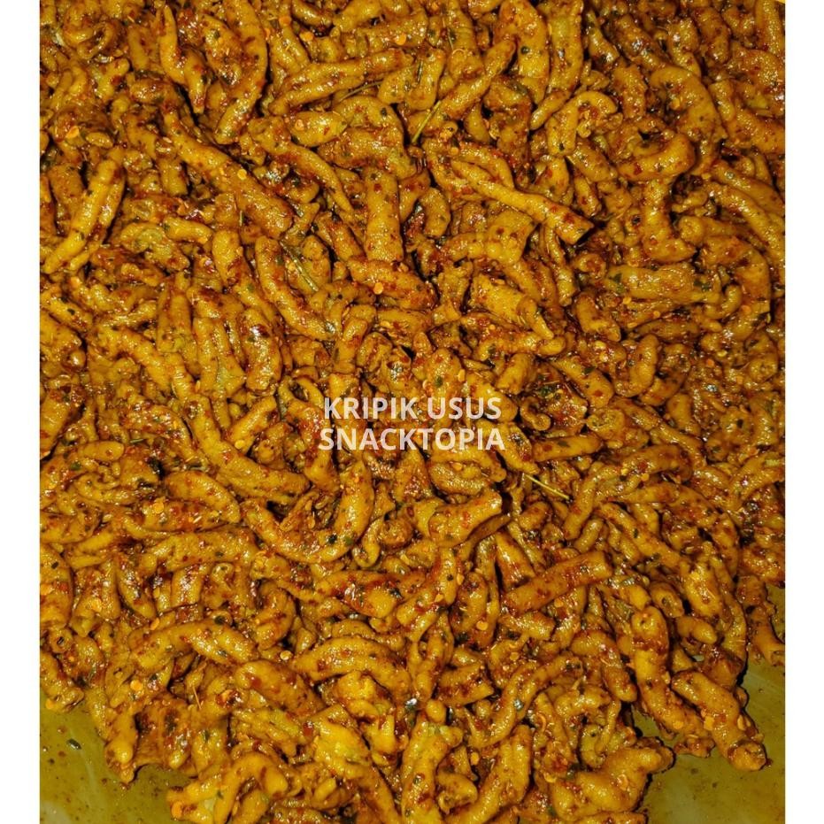 

Grosir Termurah 1Kg Kripik Usus Ayam Super Rasa Original