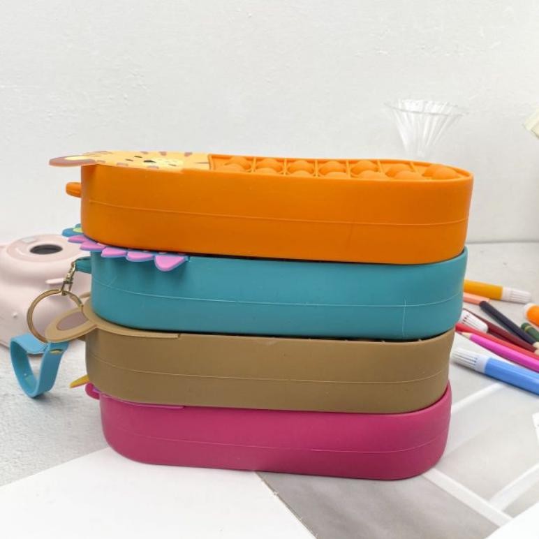 

SPECIAL Tas Pensil Pop it / Case / Dompet / Kotak Pensil / Tempat Pensil Pop it Karakter Unicorn sd-67