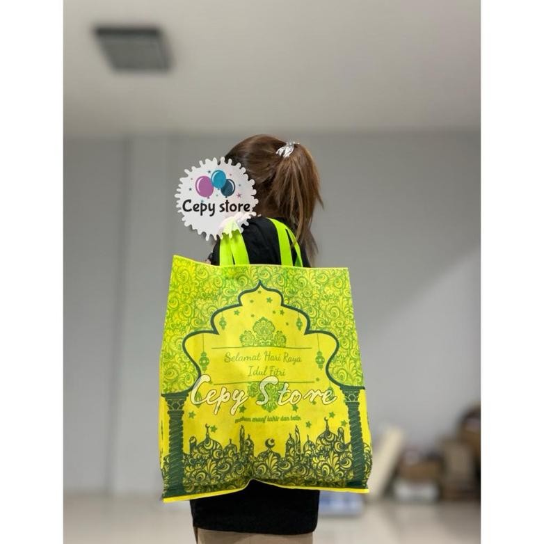 

SPECIAL (ISI 12)Tas souvenir Goodie bag kantong Idul Fitri Lebaran Ramadhan L Bu-95