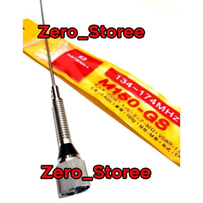 Sale D Antenna M150-Gs Mobil Antena Rig Vhf M150 Antena M150Gs Putih Silver Chrome Besi Diamond 60Cm