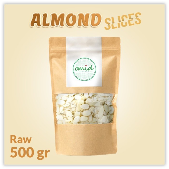 

Raw Almond Sliced (Kacang Almond Iris Mentah) 500gr