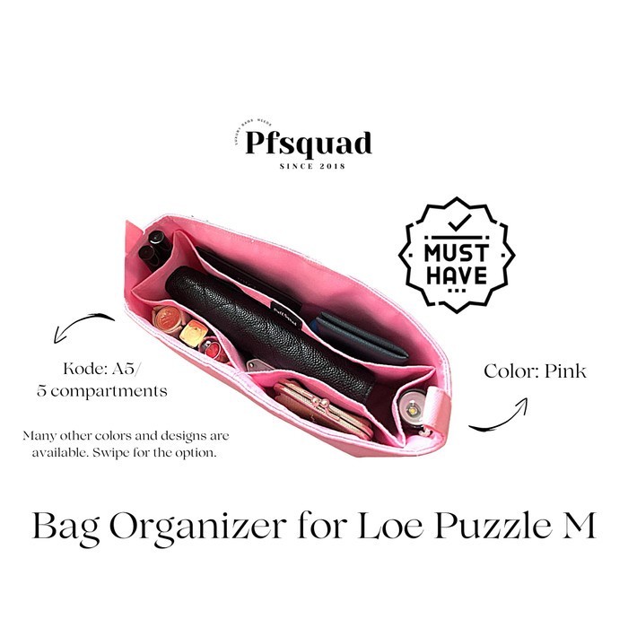 Bag Organizer / Bag Insert /Aksesoris For Loewe Puzzle M