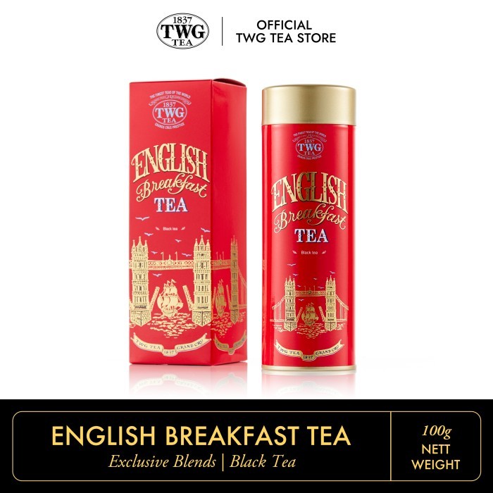 

TWG Tea English Breakfast Tea, Haute Couture Tea Tin, 110g
