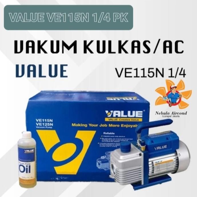 Ready Vacuum Pump AC - Kulkas - Mobil VE115N 1/4 HP