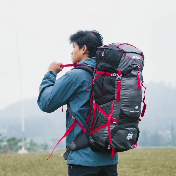 TAS PUNGGUNG // CARIER NEW KAPUAS 60+5L AREI OUTDOOR