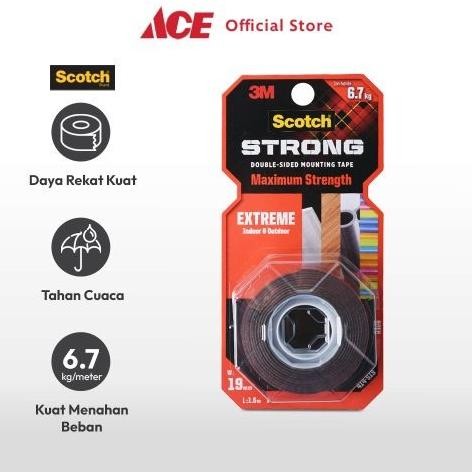 

Sale Scotch 3M Mounting Tape Extreme 19 Mm X 1.5 Mtr