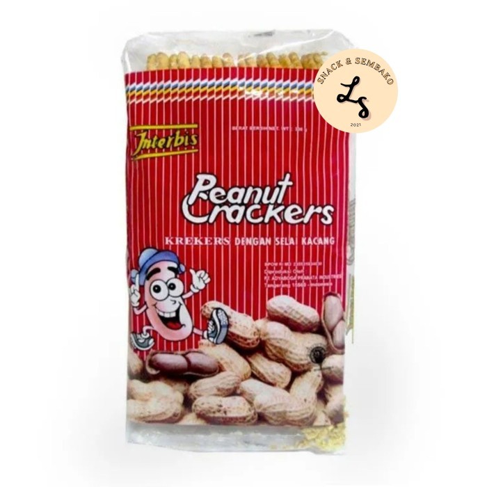 

TERPERCAYA Interbis Peanut Crackers Biskuit Kacang - 300gr