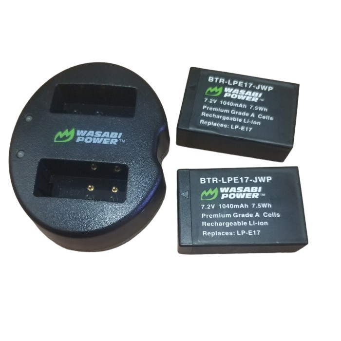 Baterai Wasabi Lp-E17 Canon M3 M5 M6 760D 800D Lpe17 Batre Charger (Second)