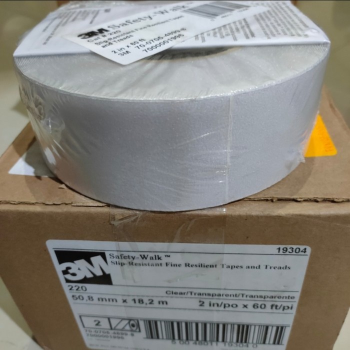 

Salee! Anti slip 3M 220 Clear Transfaran/safety walk tape 5cm x 18mtr
