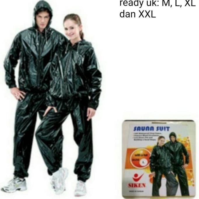 Sauna Suit Siken Jaket Sauna Jaket Olahraga