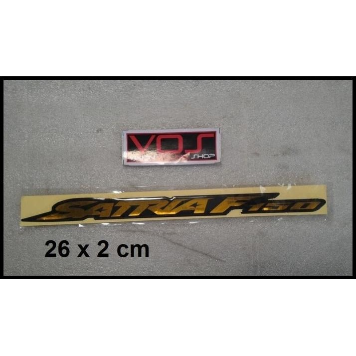 

HOT DEAL STIKER TIMBUL STARIA F 150 GOLD HITAM !!!!!