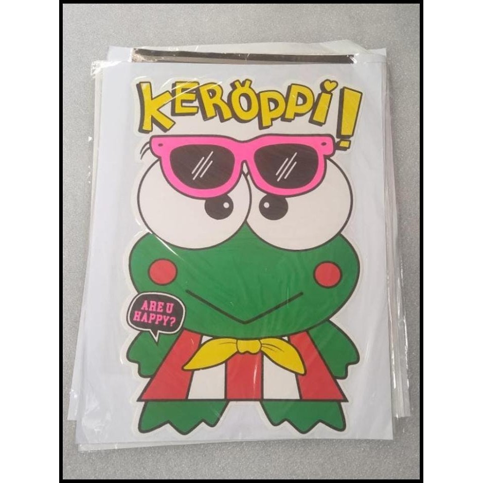 

DISKON STICKER 33X26CM KEROPPI BERPESTA !!!!
