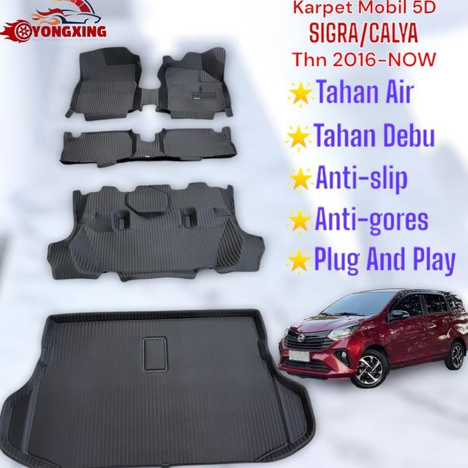 Karpet Mobil 5D Premium Calya Sigra