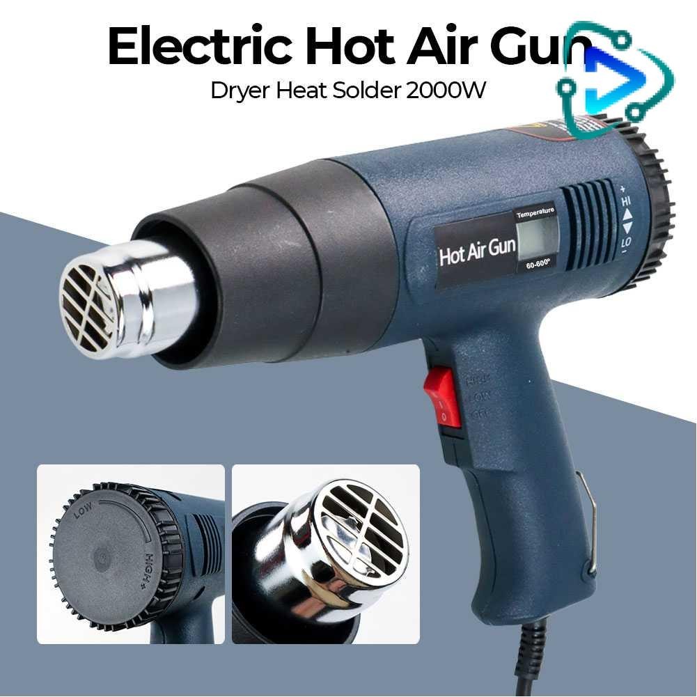 

ZHCY Electric Hot Air Gun Dryer Heat Solder 2000W