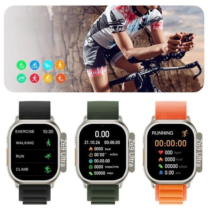 Series 8 Z69 Ultra 1:1 GPS 49MM Smart Watch IP67 Waterproof Dustproof Full Touch Screen