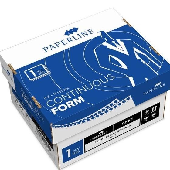 

Continuous Form CF Kertas Komputer B1 Paperline 14 7/8 x 11 inch 1 ply