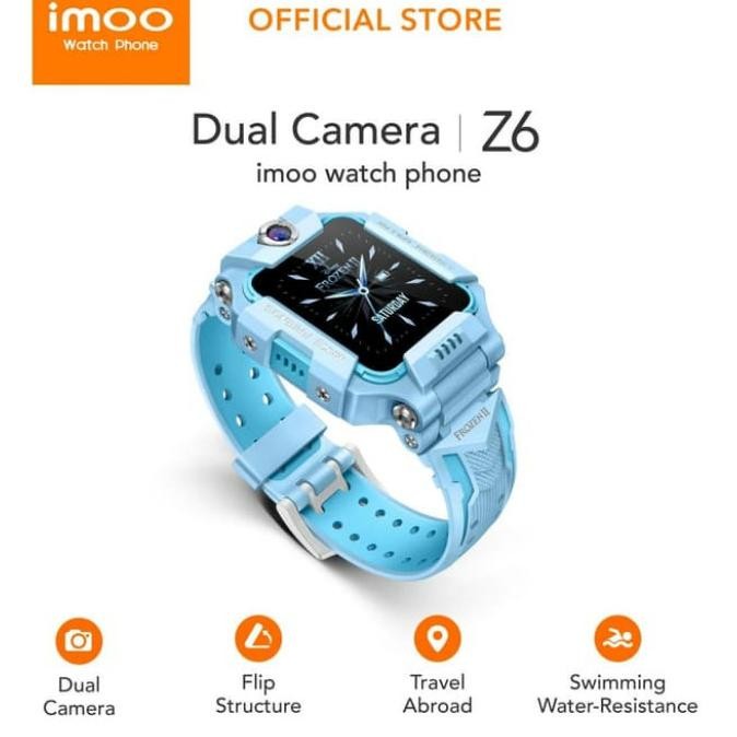 Smart Watch Imoo Watch Phone Z6 Frozen II Dual Camera