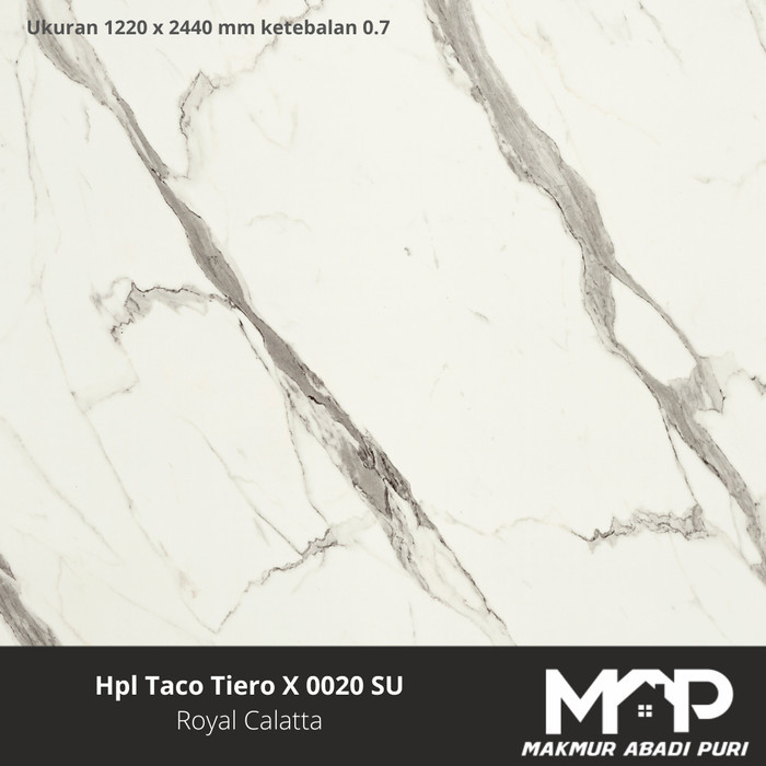 Hpl Taco/Tiero X 0020 SU ( Royal Calacatta )