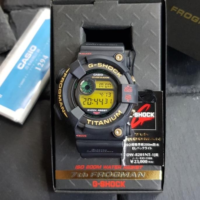 JAM TANGAN GSHOCK ORIGINAL FROGMAN DW 8201NT-1JF AS17