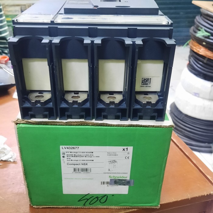 TERMURAH - MCCB NSX400N 4PX400AMPER SCHNEIDER