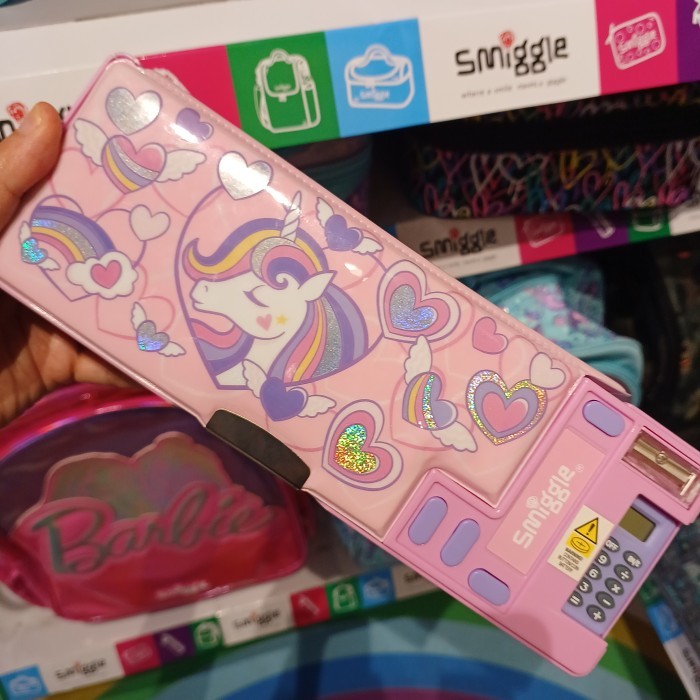 

Tempat Pensil Kalkulator Smiggle Original Pop Out Pencil Case Unicorn