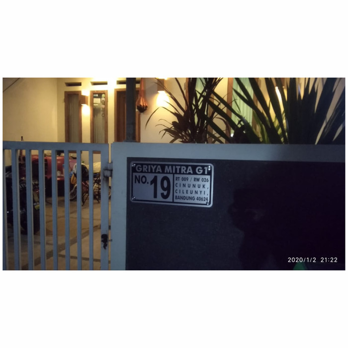 

NEW Plang Papan Sign Alamat Rumah Plat Aluminium 40 x 20 cm
