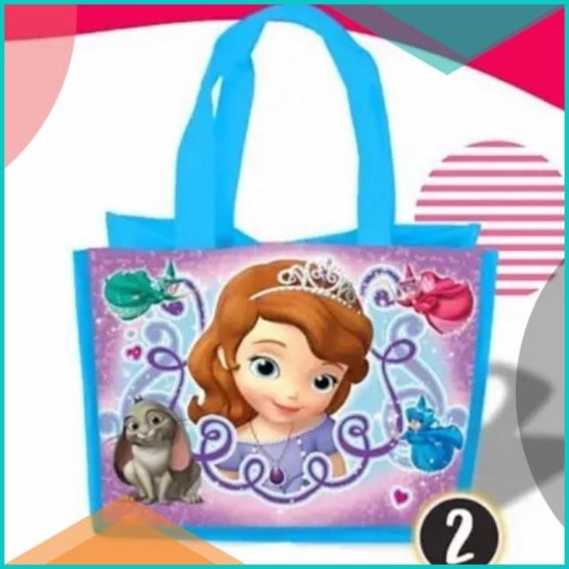 goodie bag ulang tahun, tas goodie bag Sofia,Nusa Rara, princess dll 1