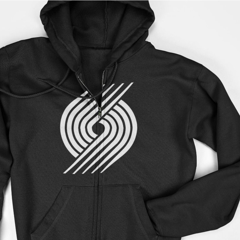 Jaket Hoodie Zipper - Portland Trail Blazers
