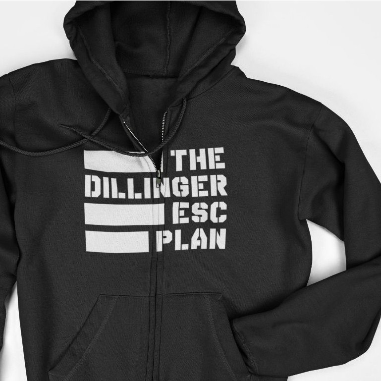 Jaket Hoodie Zipper - The Dillinger Escape Plan Band Logo