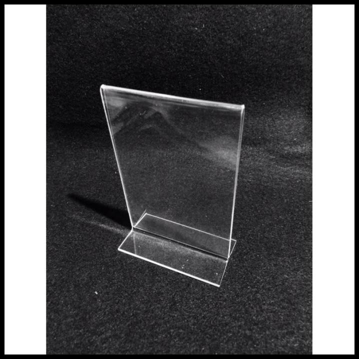 

TERMURAH TEMPAT BARCODE//NOMER MEJA AKRILIK 10 CM X 15 CM (A6) MODEL T POTRET !!!!!!
