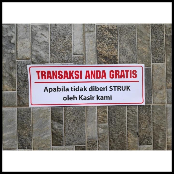 

DISKON STIKER VINYL TRANSAKSI ANDA GRATIS APABILA TIDAK MENDAPATKAN STRUK NOT !!!!