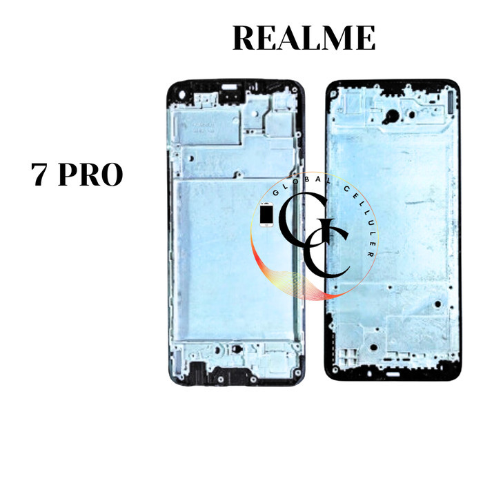 FRAME LCD REALME 7 PRO ORIGINAL (TULANG TENGAH DUDUKAN LCD)