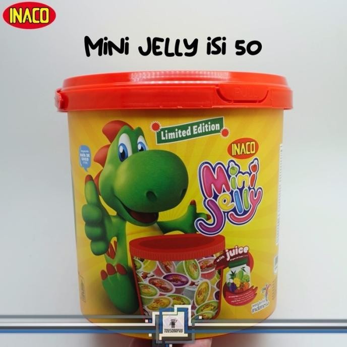 

Inaco Mini Jelly 50 Sharing Bucket Toples Jar Jeli Nata De Coco isi 50