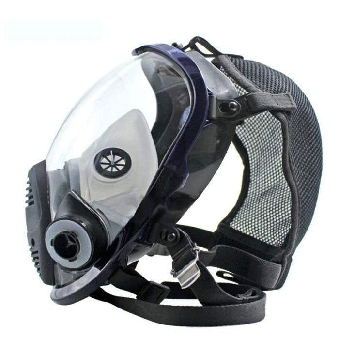 Masker Kimia 6800 7 In 1 Masker Gas Tahan Debu Respirator Cat Semprotan Pestisida Silikon Filter