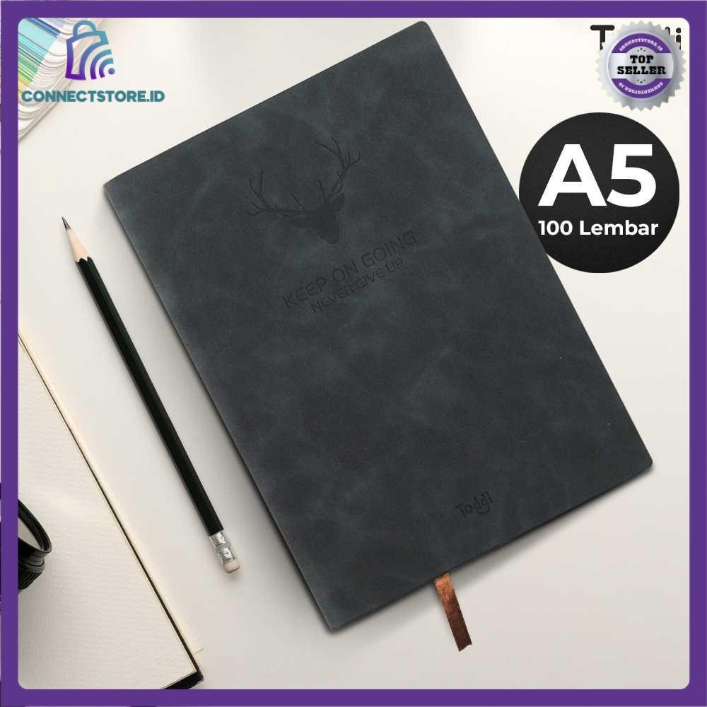 

Buku Jurnal Leather Notebook Diary 68GSM 200 Halaman Grid - A5