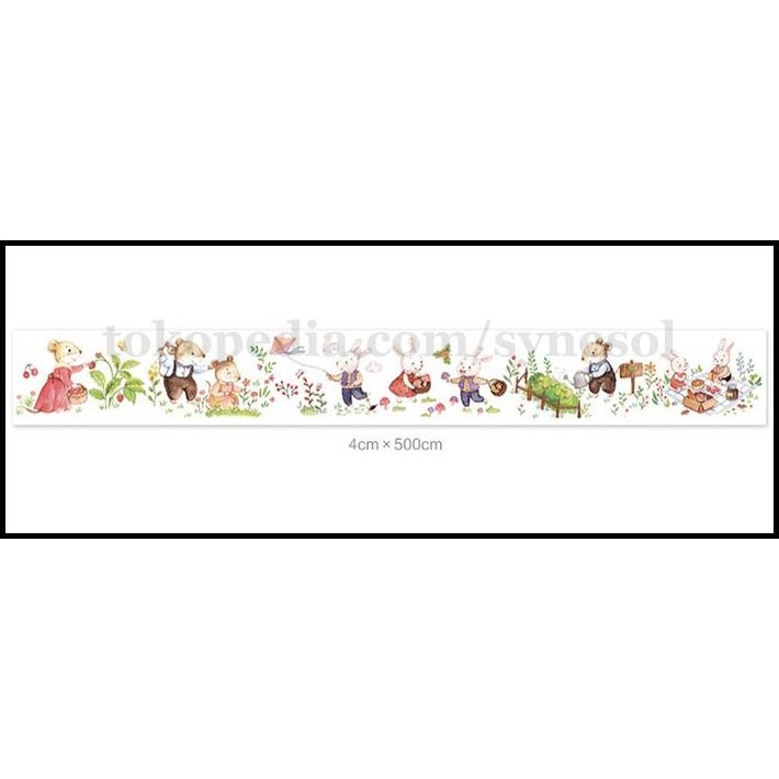 

DISKON WASHI TAPE FOREST TRAVEL CARTOON (MODEL A) !!!!!!