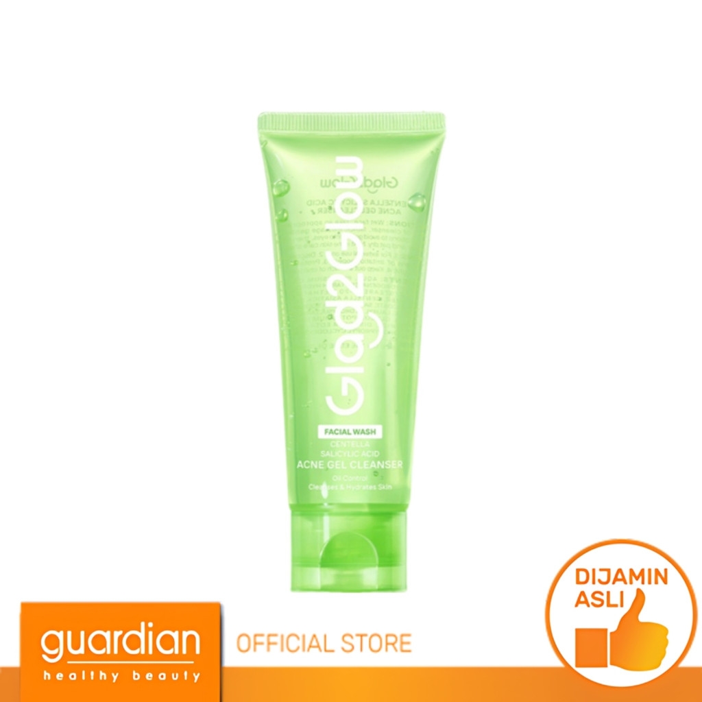Glad2Glow Centella Salicylic Acid Acne Gel Cleanser 70Ml
