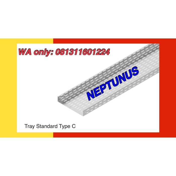 Kabel Tray 200X100 Mm / 20X10 Cm / Type C / Electro Galvanized