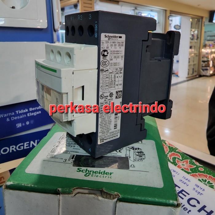 Kontaktor Schneider Lc1D188M7 4P 32A Original Schneider