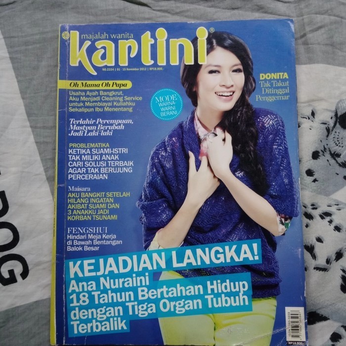 Majalah Kartini No. 2334/2012 Cover Ana Nuraini