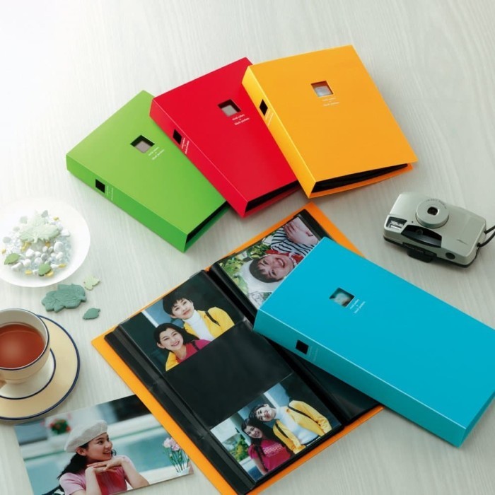 

Kokuyo Poket Album Black Mount A4 Slim Ukuran 3R - Muat 300Lembar 3R #Original