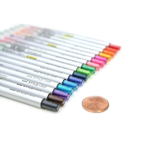 

Uni Style Fit Single Color Slim Gel Pen - 0.38 Mm Refillable #Original